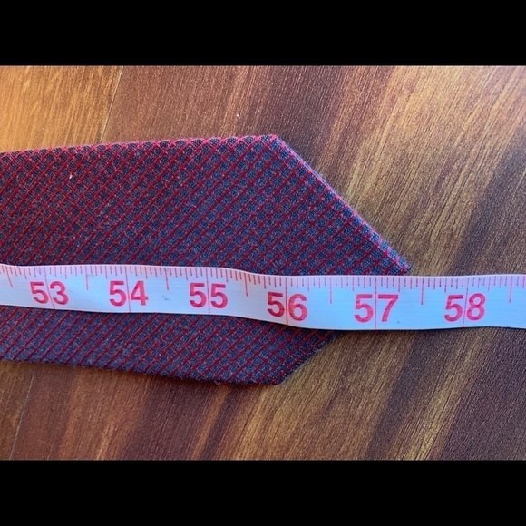 🍁SALE🍁CALVIN KLEIN Burgundy Silk Blend Necktie - Picture 8 of 8